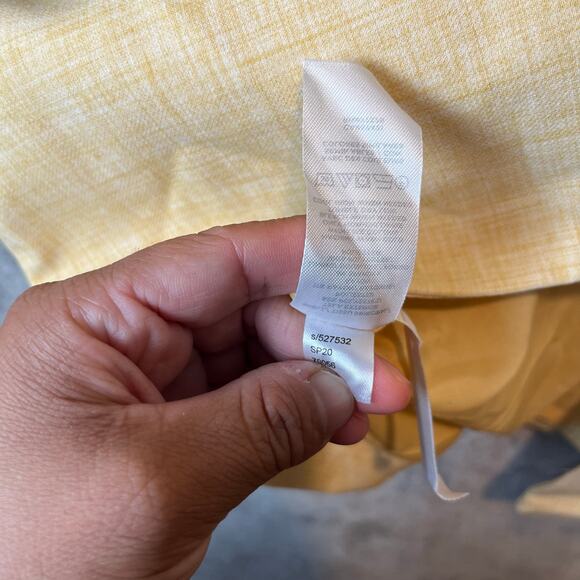 Ann Taylor Crosshatch Long Blazer Size 0 Yellow New Office Work Career - Picture 6 of 7